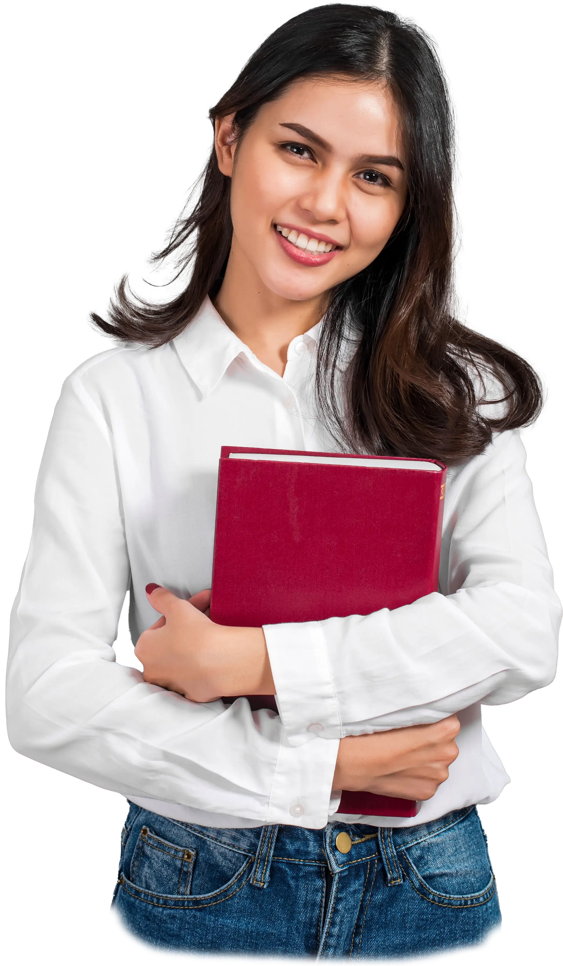 Postulante concentrada construyendo sus bases